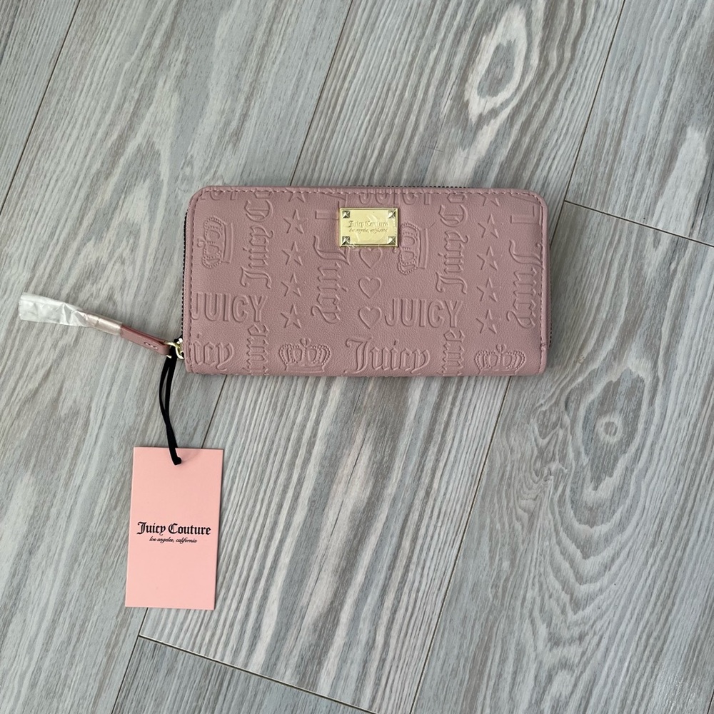 Juicy Couture Blush Embossed Wallet